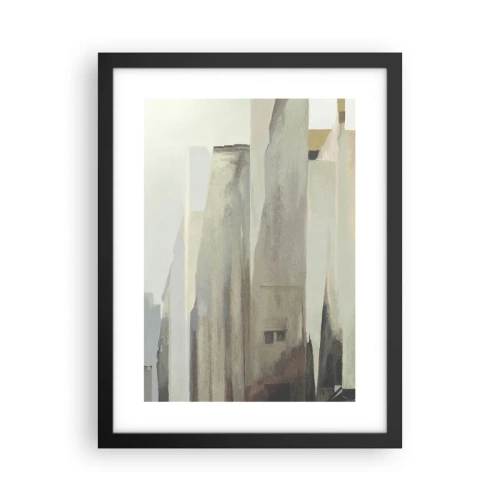 Poster in cornice nera - Sogno sulla città - 30x40 cm