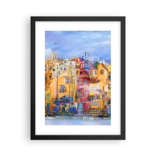 Poster in cornice nera - Siamo insieme - 30x40 cm