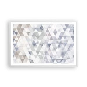 Poster in cornice bianca - Al ritmo di tre - 91x61 cm