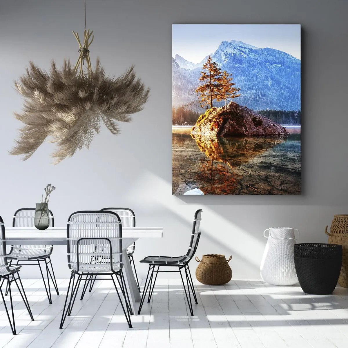 Quadro su tela - Stampe su Tela - La natura in una nuova luce - 55x100 cm