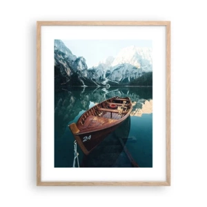 Poster in cornice rovere chiaro - Come dipinto sul vetro - 40x50 cm