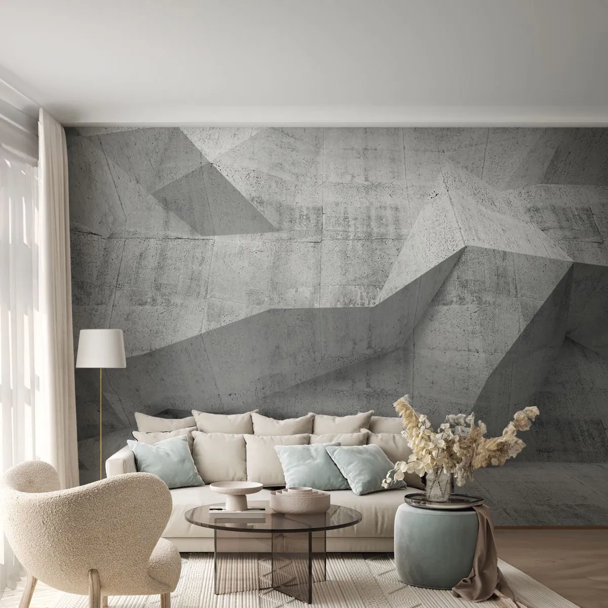 Fotomurali Premium Canvas - Una vera sfida - Astrazione, Pezzo, 3D - 350x256 cm