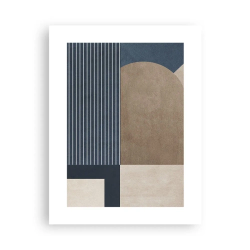 Poster - Composizione di semplicità e rotondità - 30x40 cm