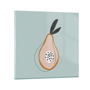 Quadro su vetro - Penetrare la natura delle cose - 50x50 cm