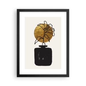 Poster in cornice nera - Bellezza a peso d'oro - 30x40 cm