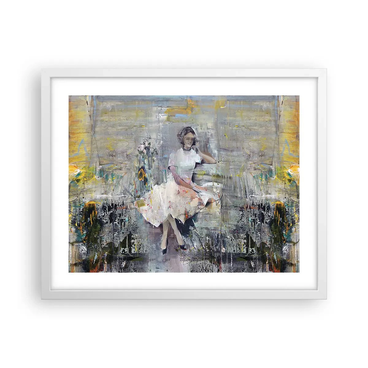 Poster in cornice bianca - Classica e moderna - 50x40 cm