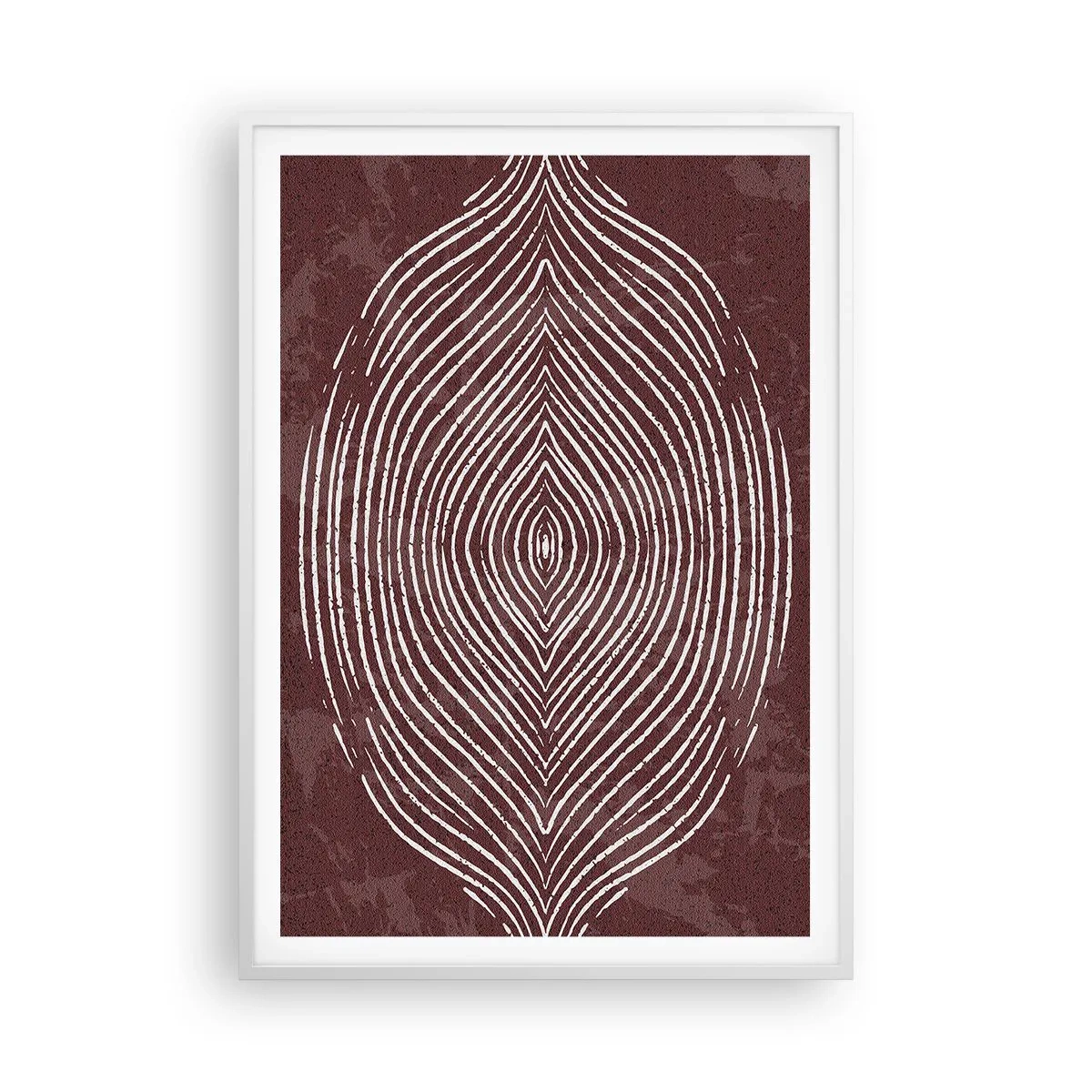 Poster in cornice bianca - Lo spazio parlante - 70x100 cm