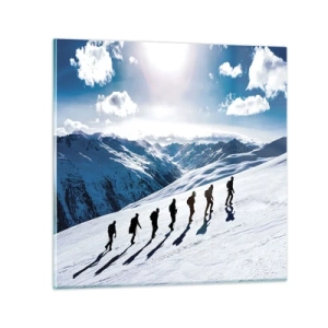 Quadro su vetro - La squadra dei conquistatori - 70x70 cm