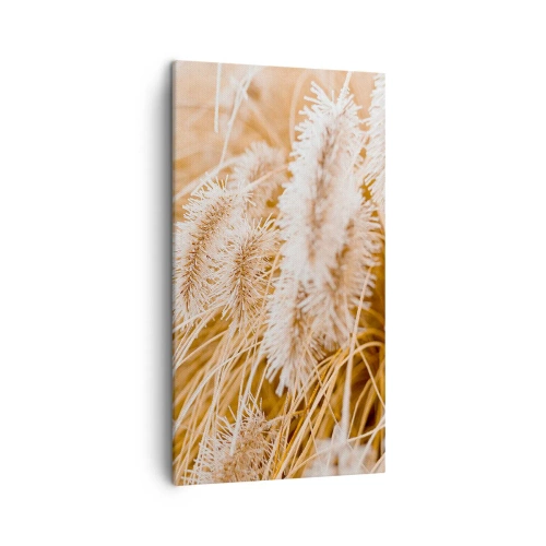 Quadro su tela - Stampe su Tela - Il fruscio dorato dell'erba - 45x80 cm