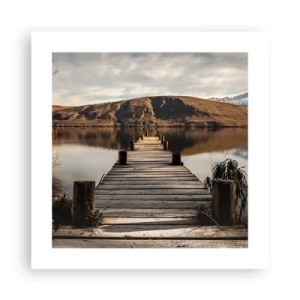 Poster - Paesaggio nel silenzio - 40x40 cm