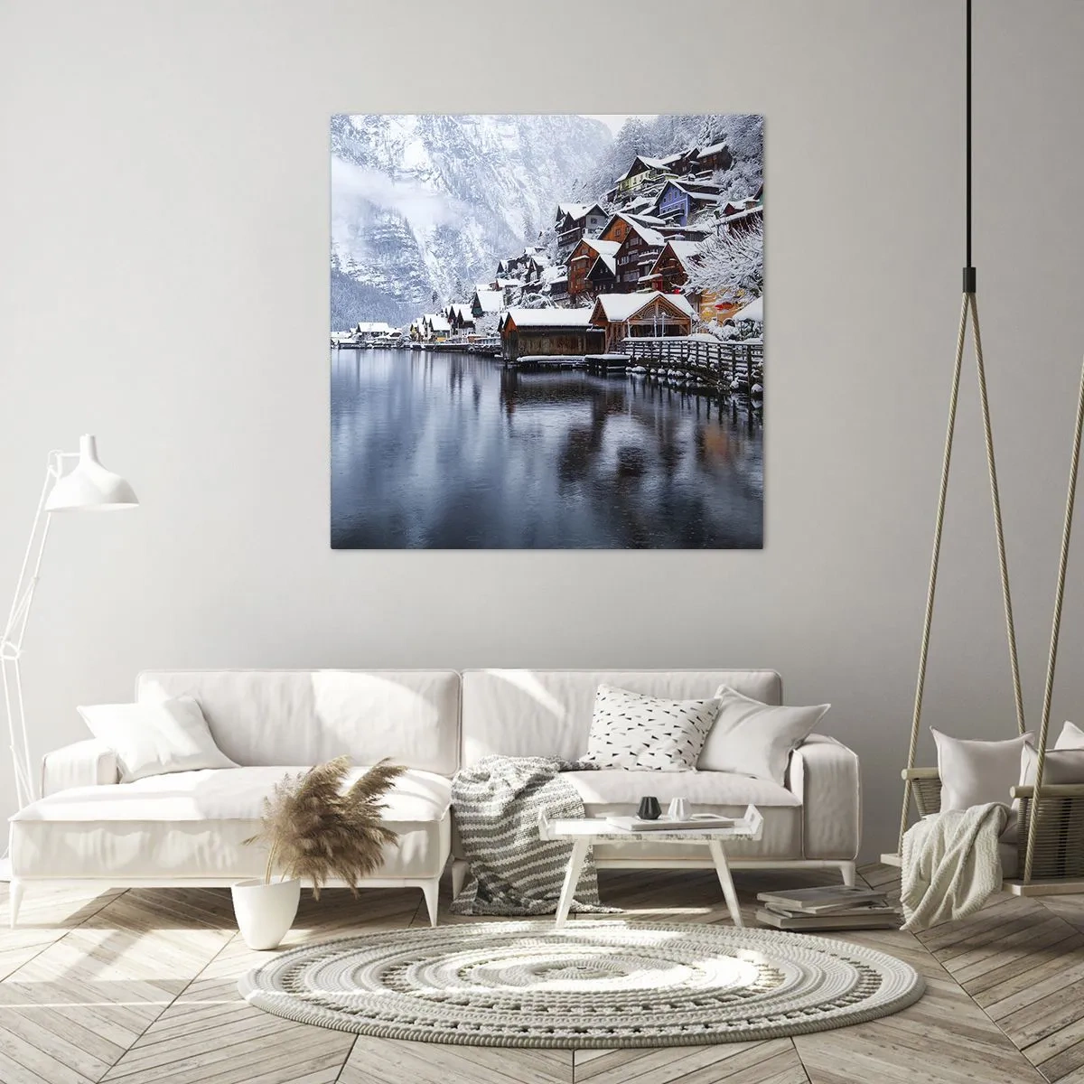 Quadro su tela - Stampe su Tela - Decorazione invernale - 40x40 cm