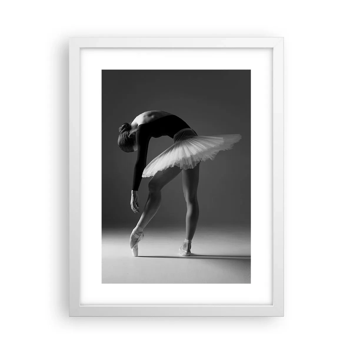 Poster in cornice bianca - Bella ballerina - 30x40 cm