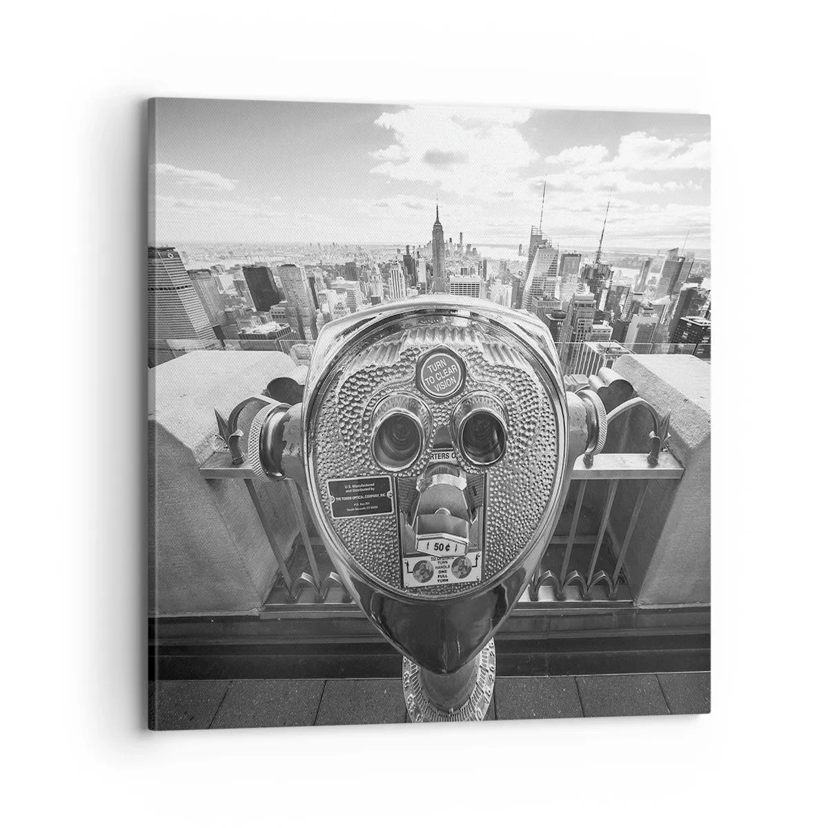 Quadro su tela - Stampe su Tela - Il centro del mondo - 70x70 cm