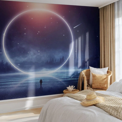Fotomurali Autoadesivo Deluxe Sticker - Sono già qui... - Fantasia, Cosmo, Paesaggio - 250x175 cm