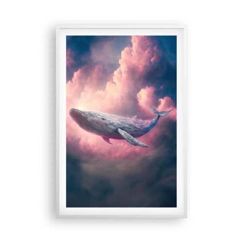 Poster in cornice bianca - Strofinati gli occhi - 61x91 cm