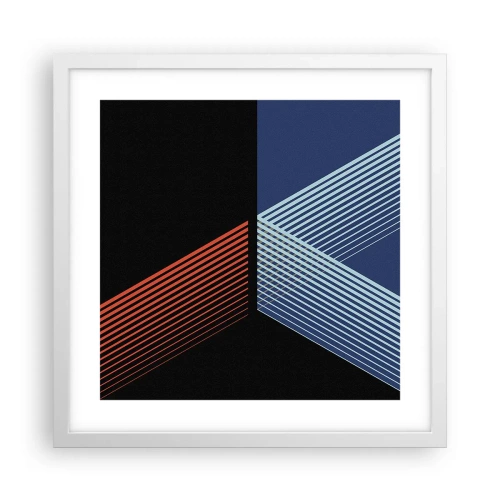 Poster in cornice bianca - Una storia semplice - 40x40 cm