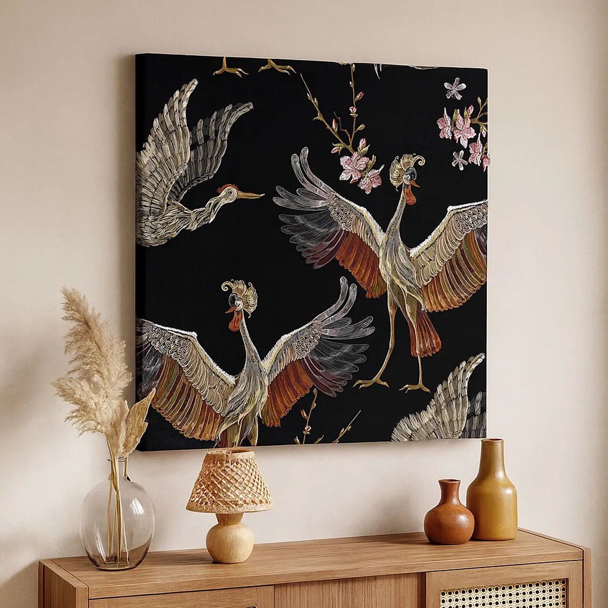 Quadro su tela - Stampe su Tela - Uccello fantastico - 30x30 cm