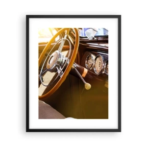 Poster in cornice nera - Un soffio di lusso dal passato - 40x50 cm