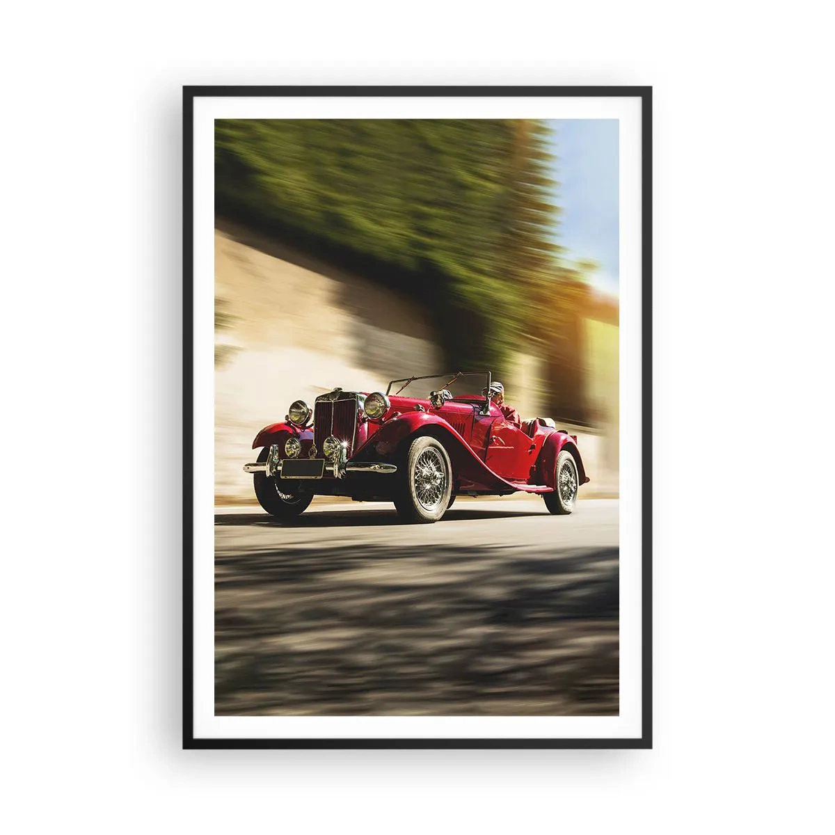 Poster in cornice nera - Più bella della Nike di Samotracia - 70x100 cm