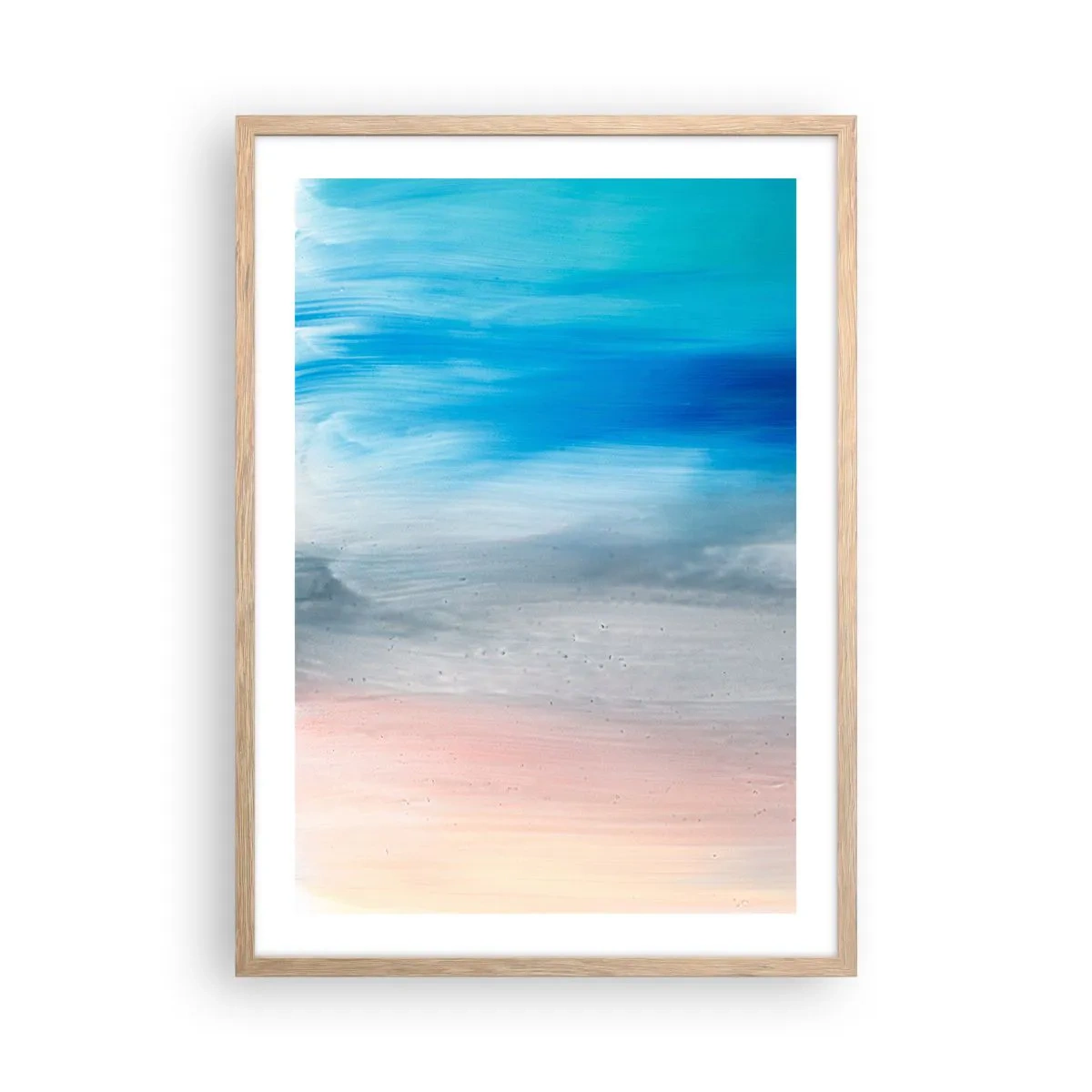 Poster in cornice rovere chiaro - Gli elementi: l'aria - 50x70 cm