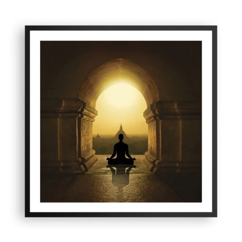Poster in cornice nera - Armonia completa - 60x60 cm
