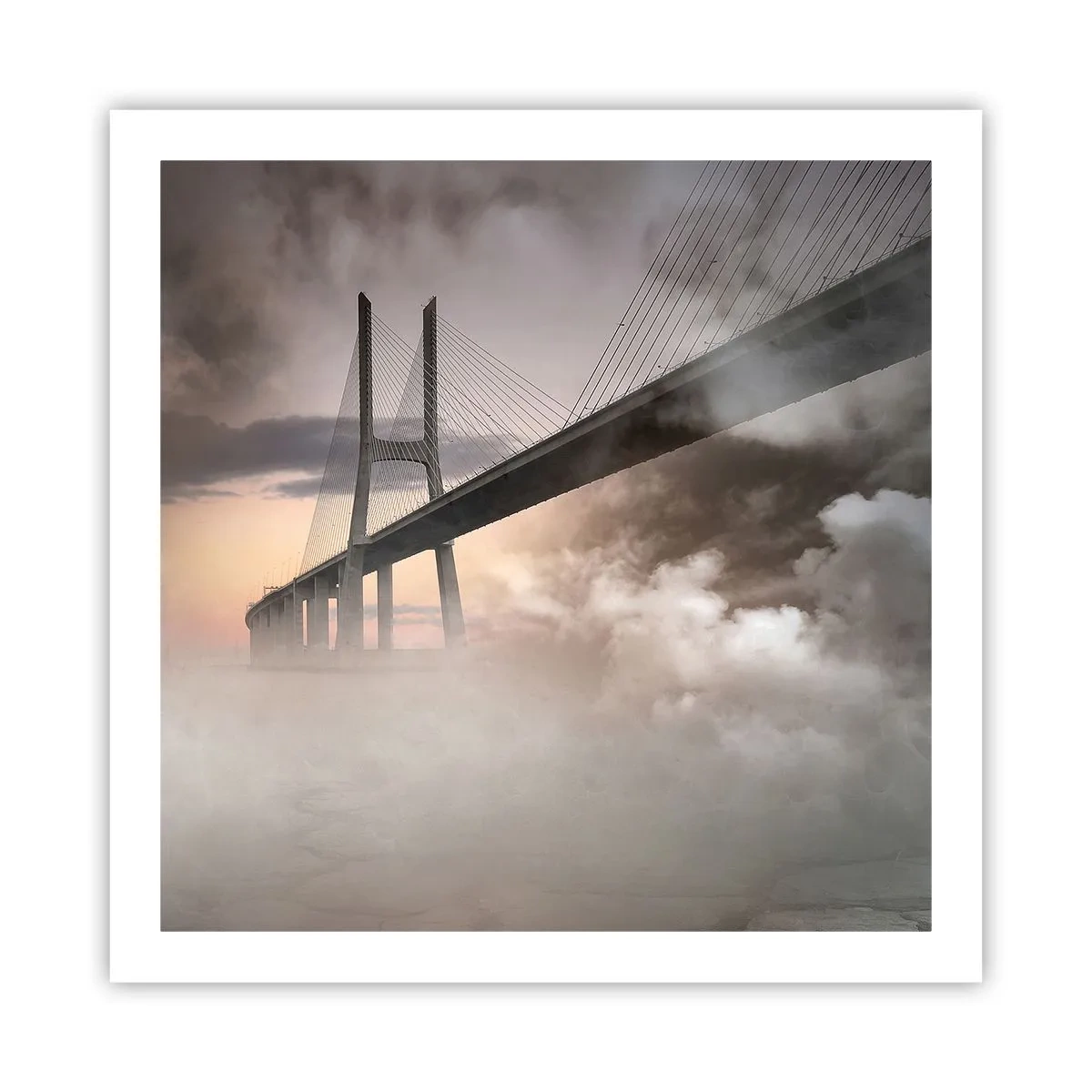 Poster - Sul fiume che non c'è - 60x60 cm