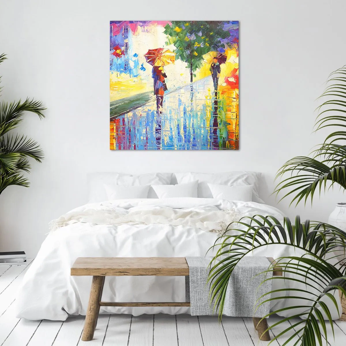 Quadro su tela - Stampe su Tela - E tutto è chiaro - 30x30 cm