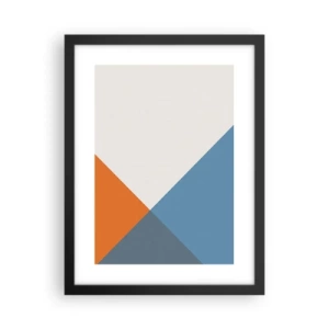 Poster in cornice nera - Ad angolo... - 30x40 cm