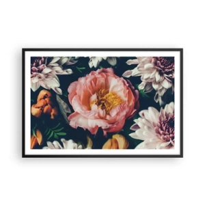 Poster in cornice nera - Con fasto barocco - 91x61 cm