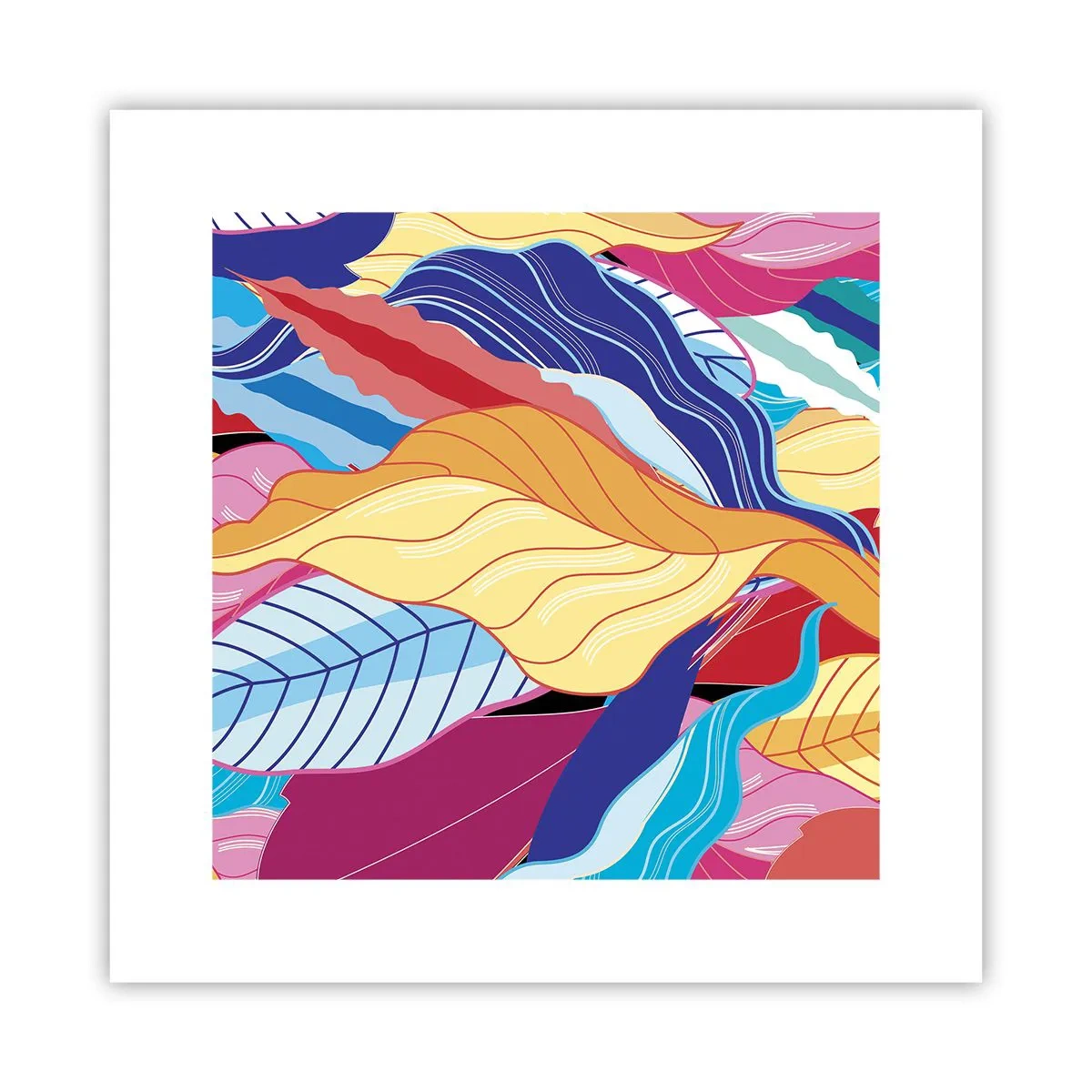 Poster - Disordine colorato - 30x30 cm