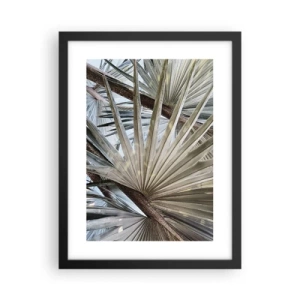 Poster in cornice nera - Ventagli dei tropici - 30x40 cm