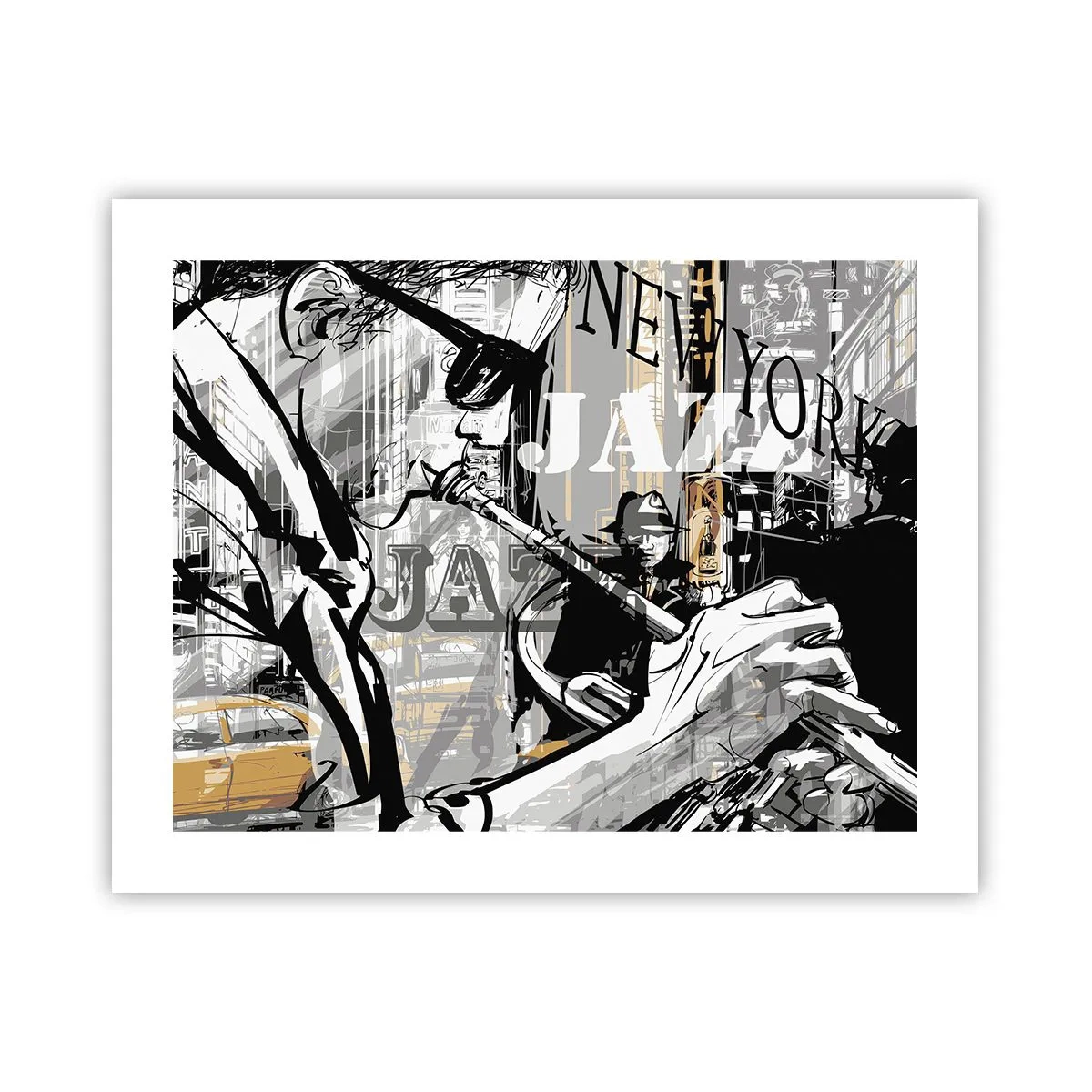 Poster - Al ritmo di New York - 50x40 cm