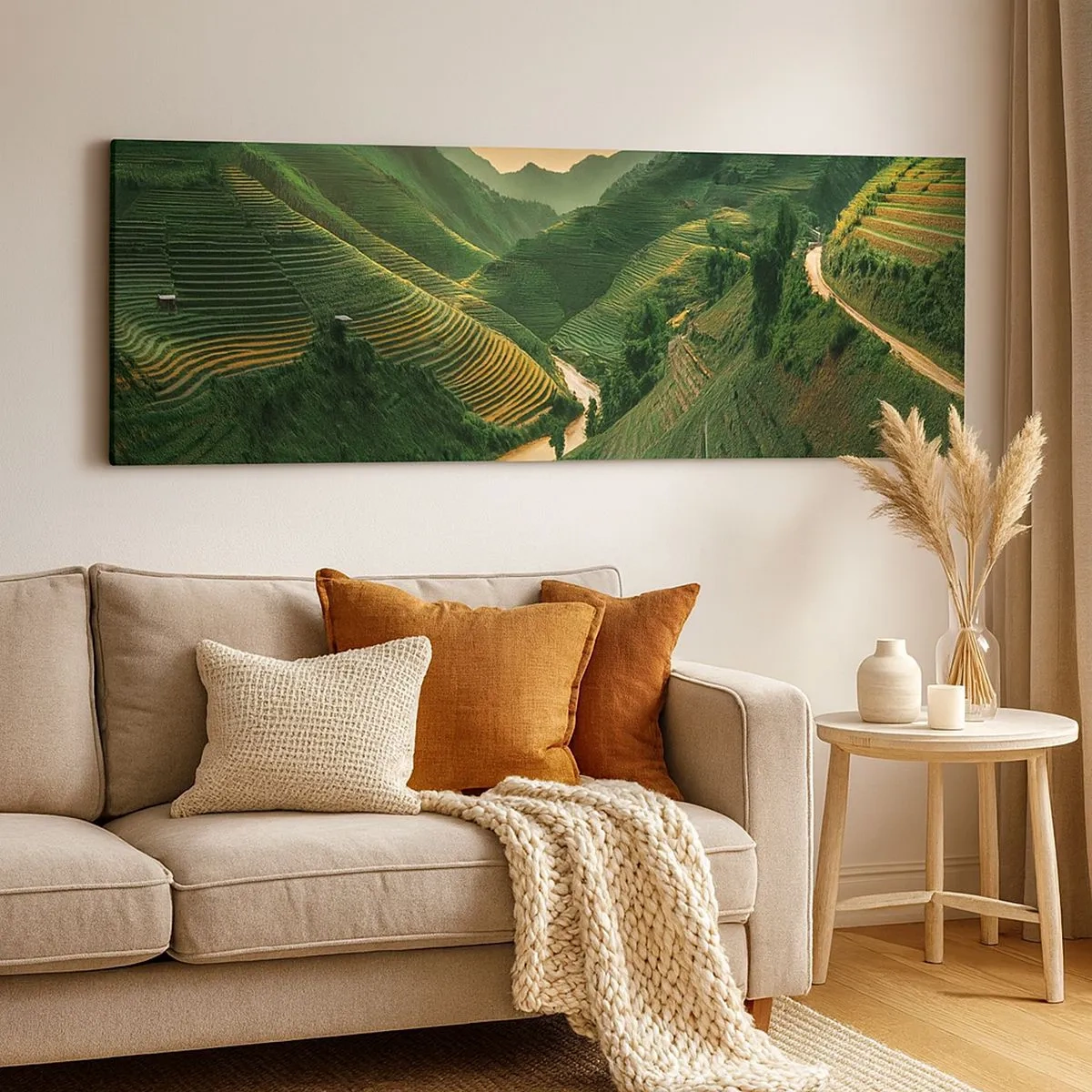 Quadro su tela - Stampe su Tela - Valle del Vietnam - 100x40 cm