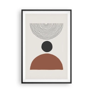 Poster in cornice nera - Al centro dell'attenzione - 61x91 cm