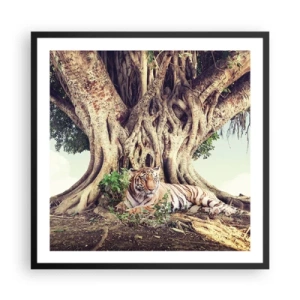 Poster in cornice nera - Vista dal Libro della Genesi - 60x60 cm