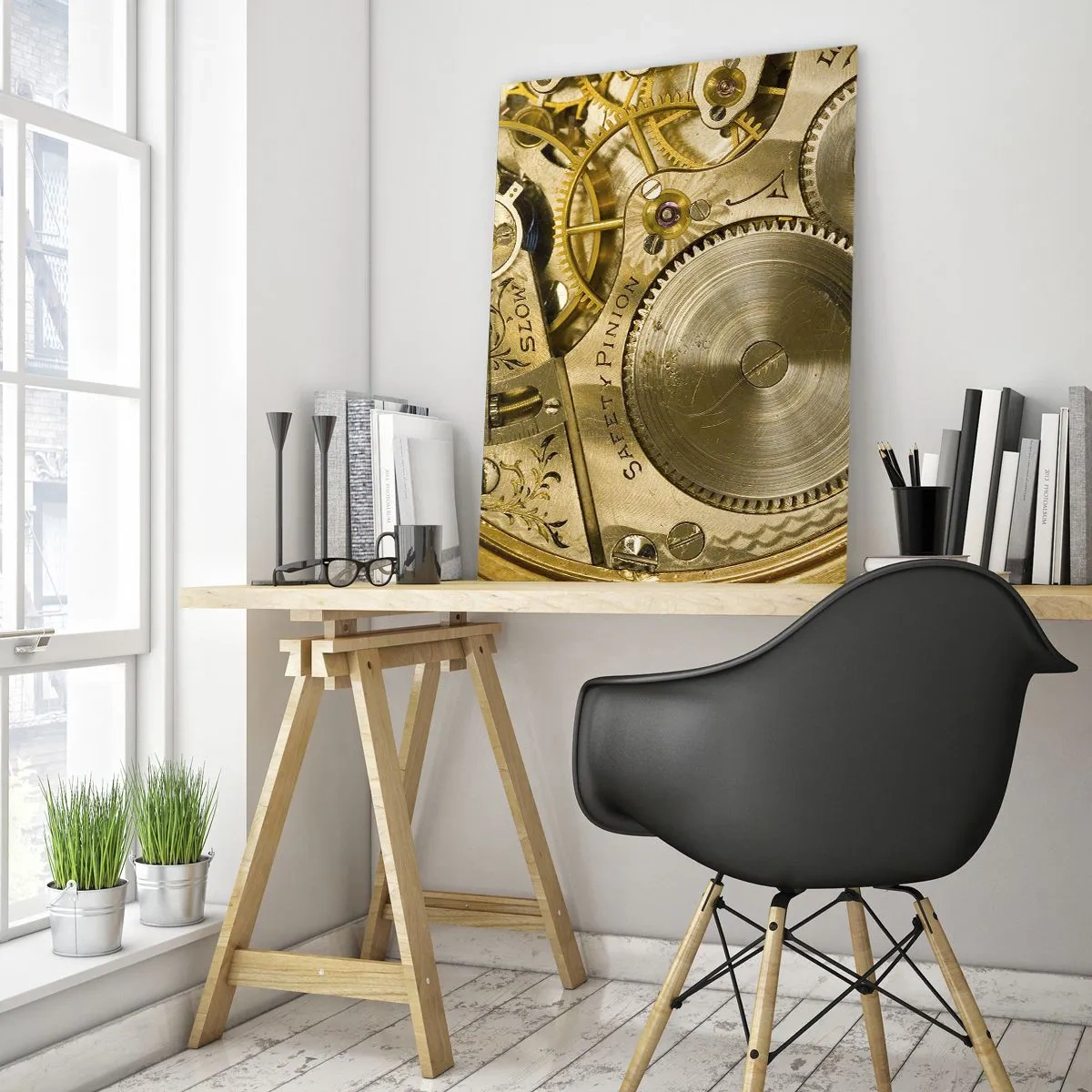 Quadro su vetro - Stare al passo coi tempi - 50x70 cm