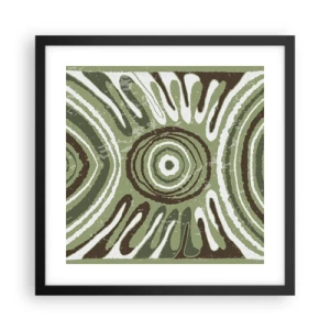 Poster in cornice nera - Esplosione di emozioni - 40x40 cm