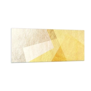 Quadro su vetro - La pace della geometria - 100x40 cm