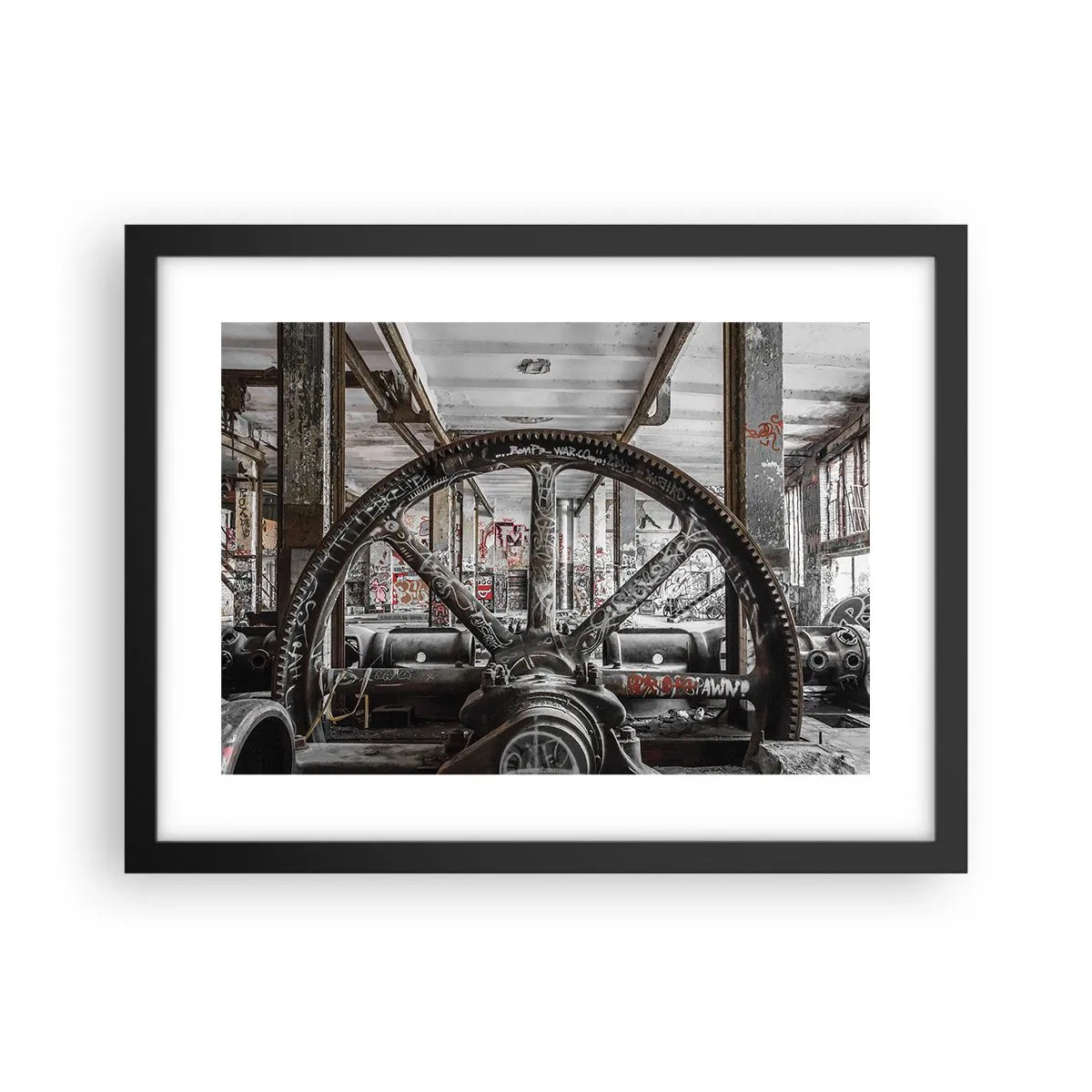 Poster in cornice nera - La vita segreta della fabbrica - 40x30 cm