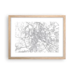 Poster in cornice rovere chiaro - L'anello romano - 40x30 cm
