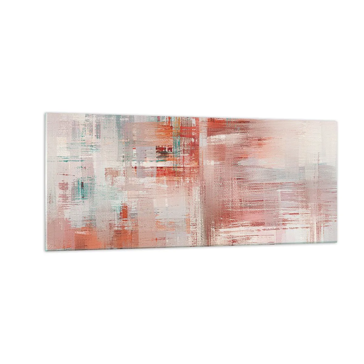 Quadro su vetro - Nebbiose e rosate - 100x40 cm