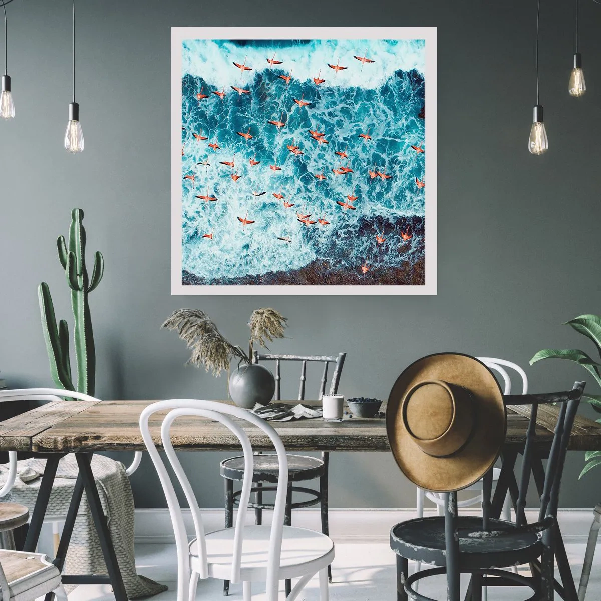 Poster - Parata sotto il mare - 50x50 cm