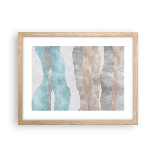 Poster in cornice rovere chiaro - Studio di prossimità - 40x30 cm