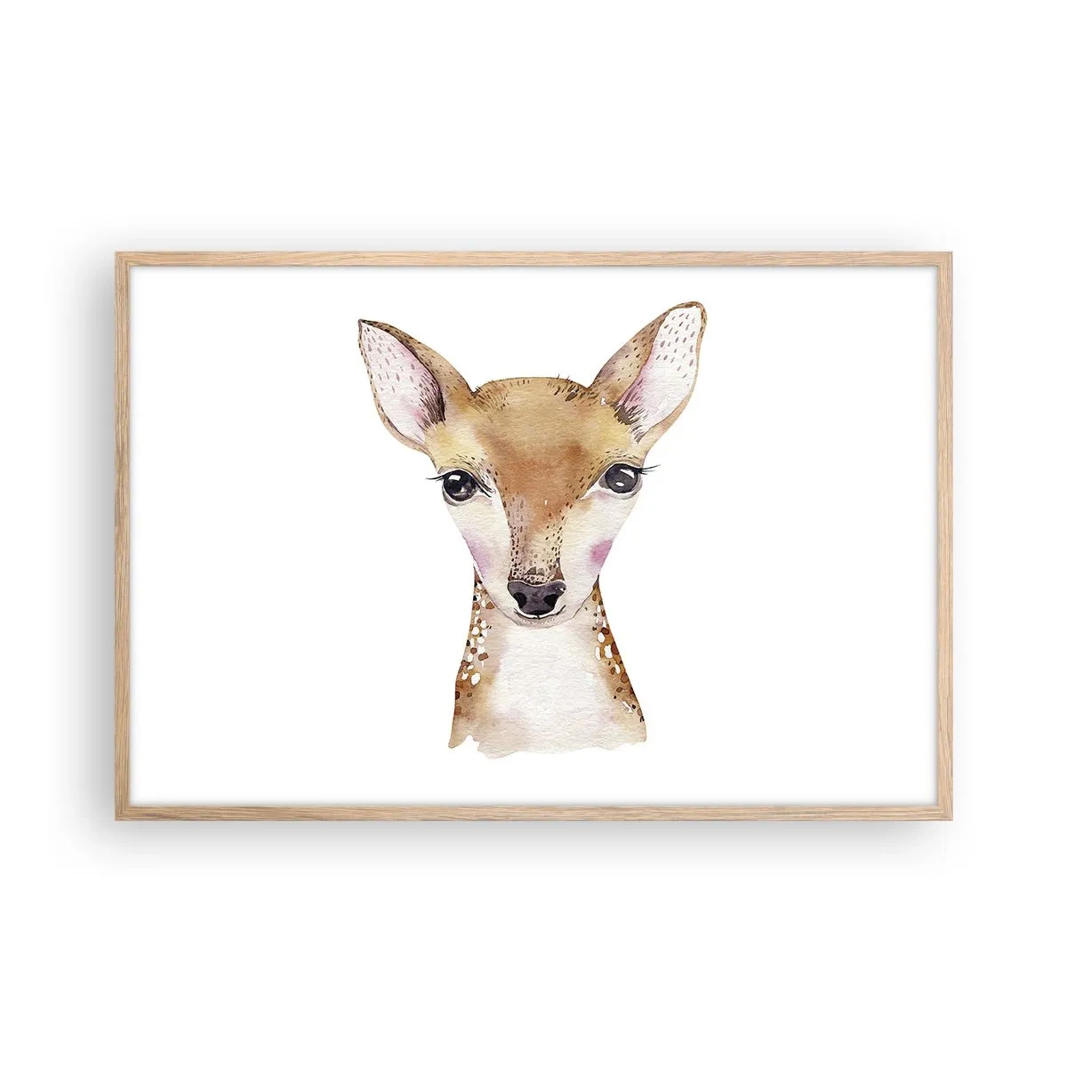 Poster in cornice rovere chiaro - La natura dell'innocenza - 91x61 cm