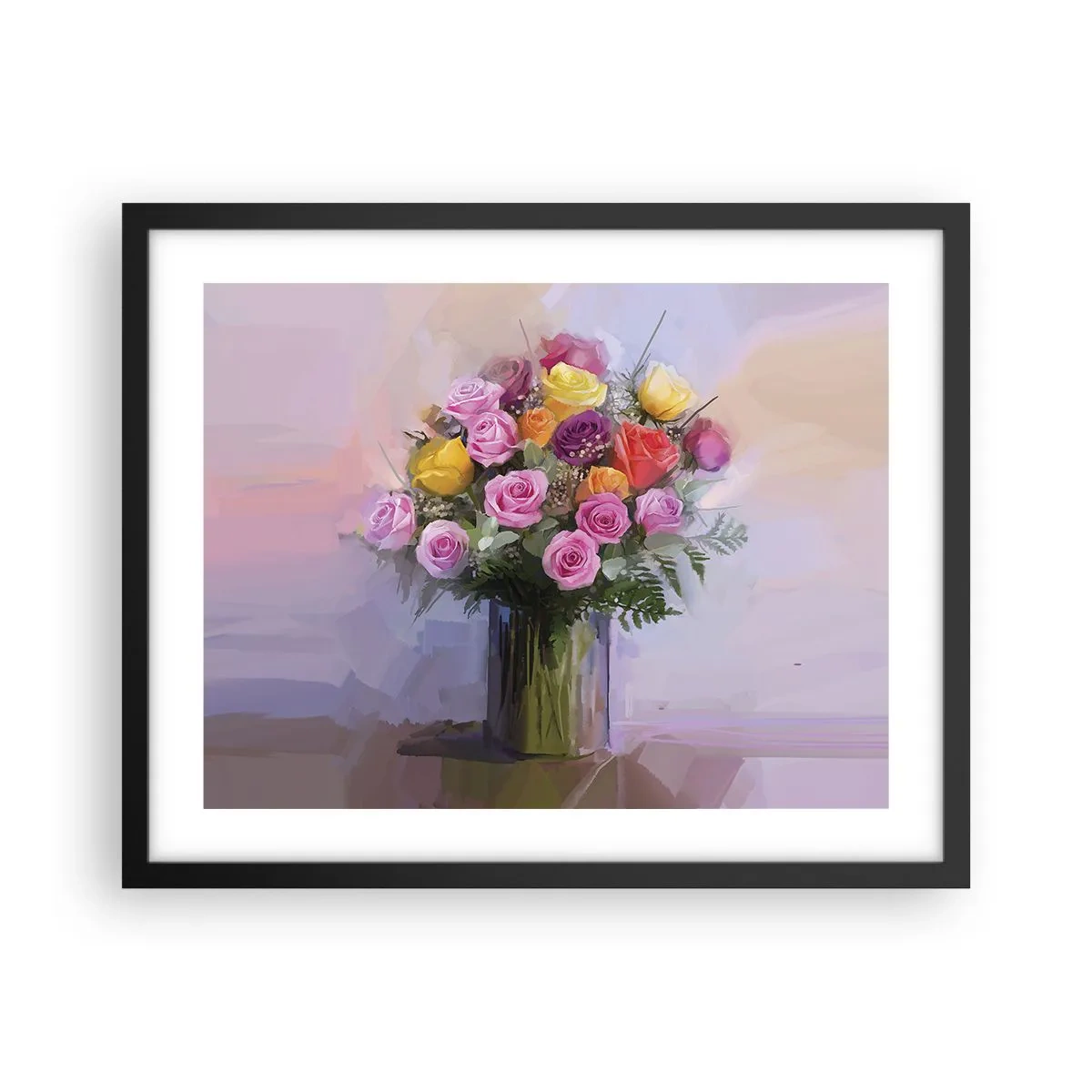 Poster in cornice nera - Bellezza immobile - 50x40 cm