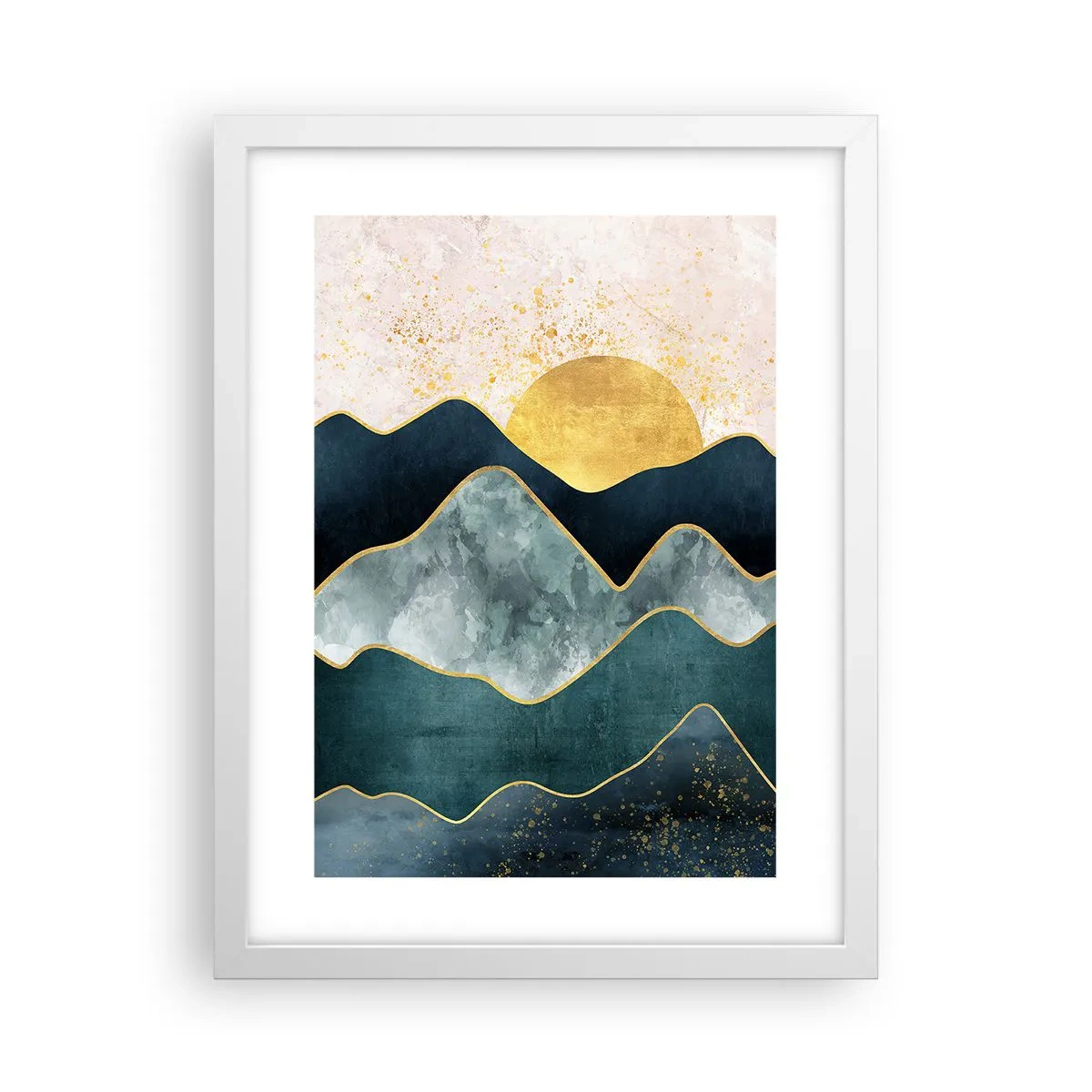 Poster in cornice bianca - Dopo sette monti - 30x40 cm