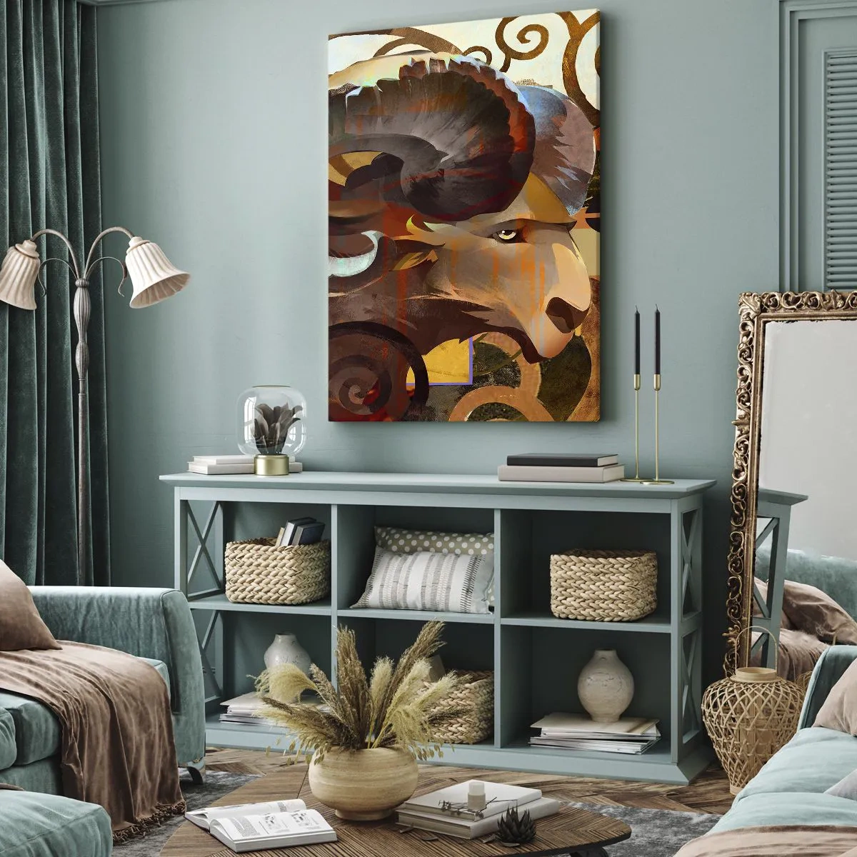 Quadro su tela - Stampe su Tela - Magie - religioni - riti - 55x100 cm