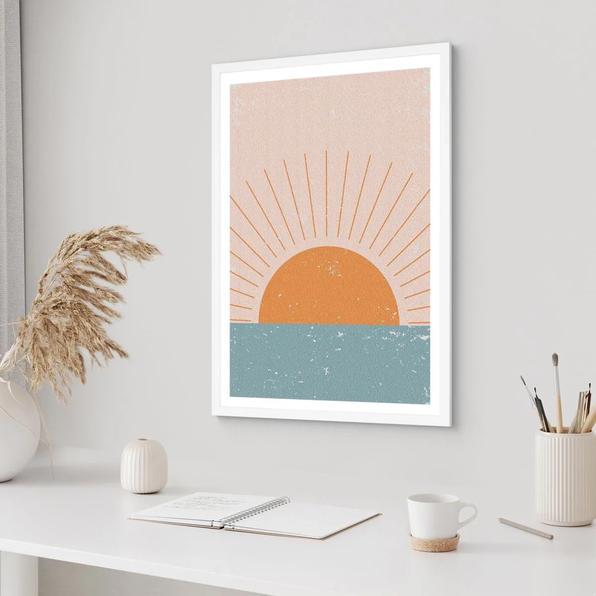 Poster in cornice bianca - Miracolo quotidiano - 50x70 cm