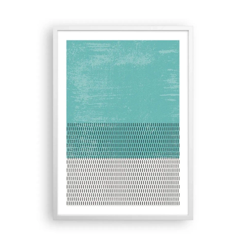 Poster in cornice bianca - Composizione equilibrata - 50x70 cm