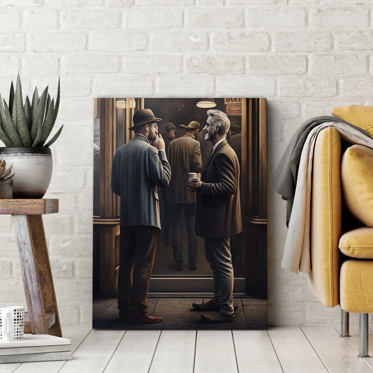 Quadro su tela - Stampe su Tela - Il buon momento della giornata - 55x100 cm